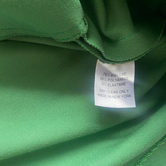 Lisa Perry x Barneys New York A-Line Mini Dress, Kelly Green, Size 6 - Picture 8 of 9